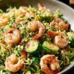 Rasierte Rosenkohl Salat Mit