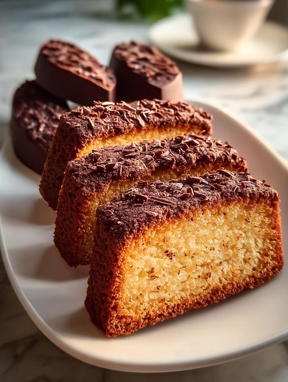 Rusk: 30 Verrukkelijke, Chocolade Happen! - Driehoekige chocolade rusk met witte en pure chocolade