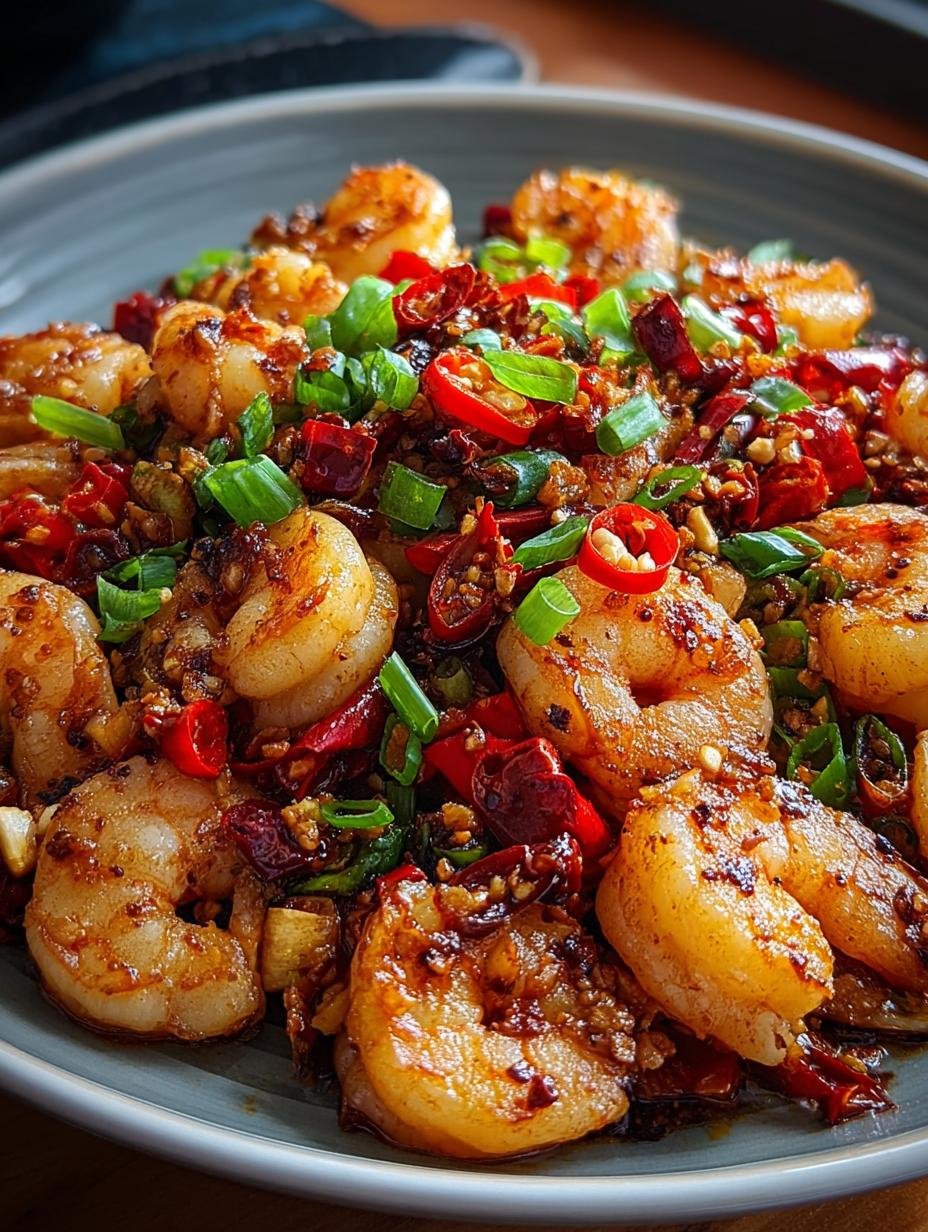 Sichuan Garnelen Pfanne