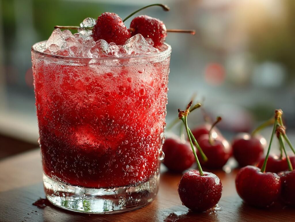 Tart Cherry Juice Mocktail