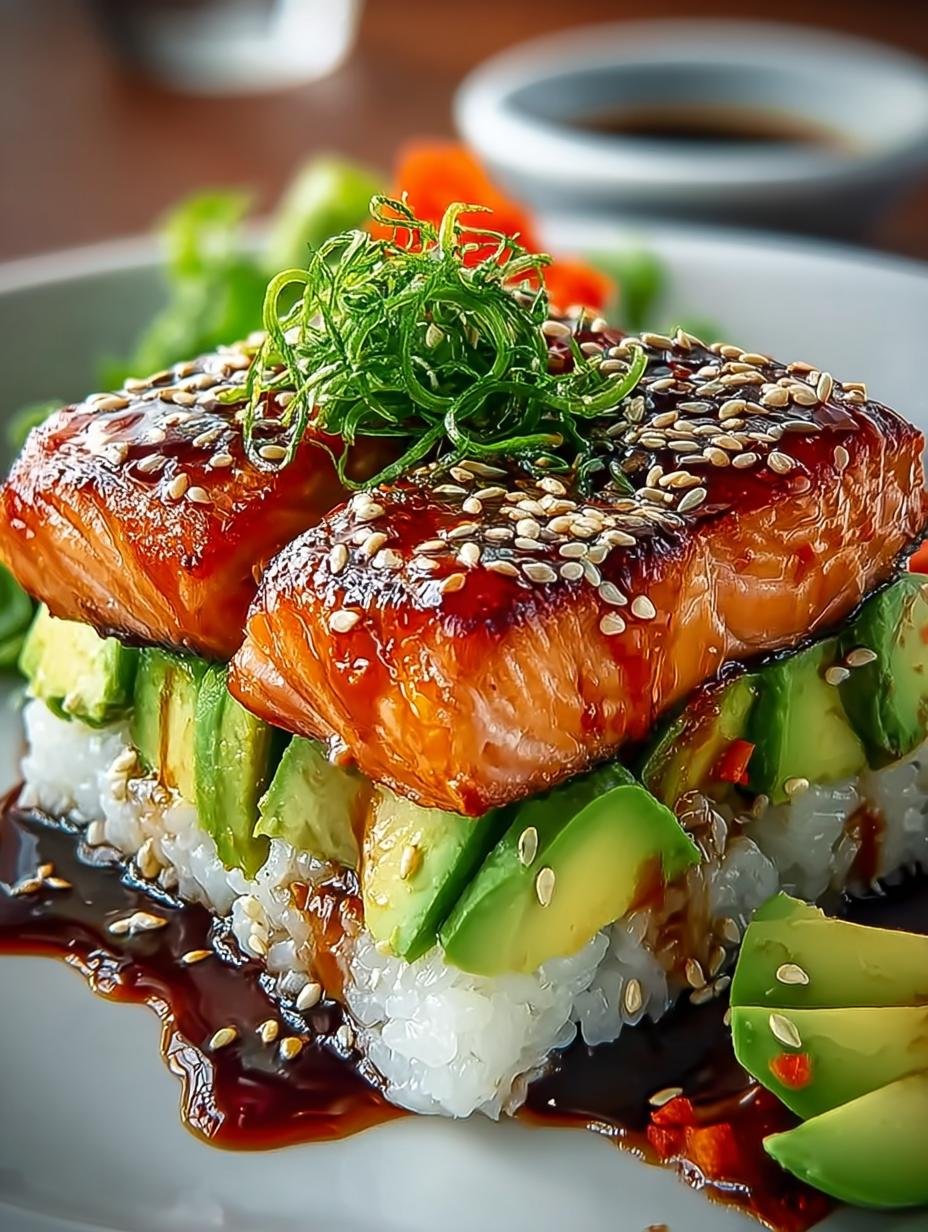 Teriyaki Lachs Avocado Reis: 35 min Puur Genot - Teriyaki Lachs Avocado Reis - additional detail