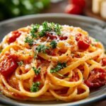 Tomaten Sahne Sose Pasta