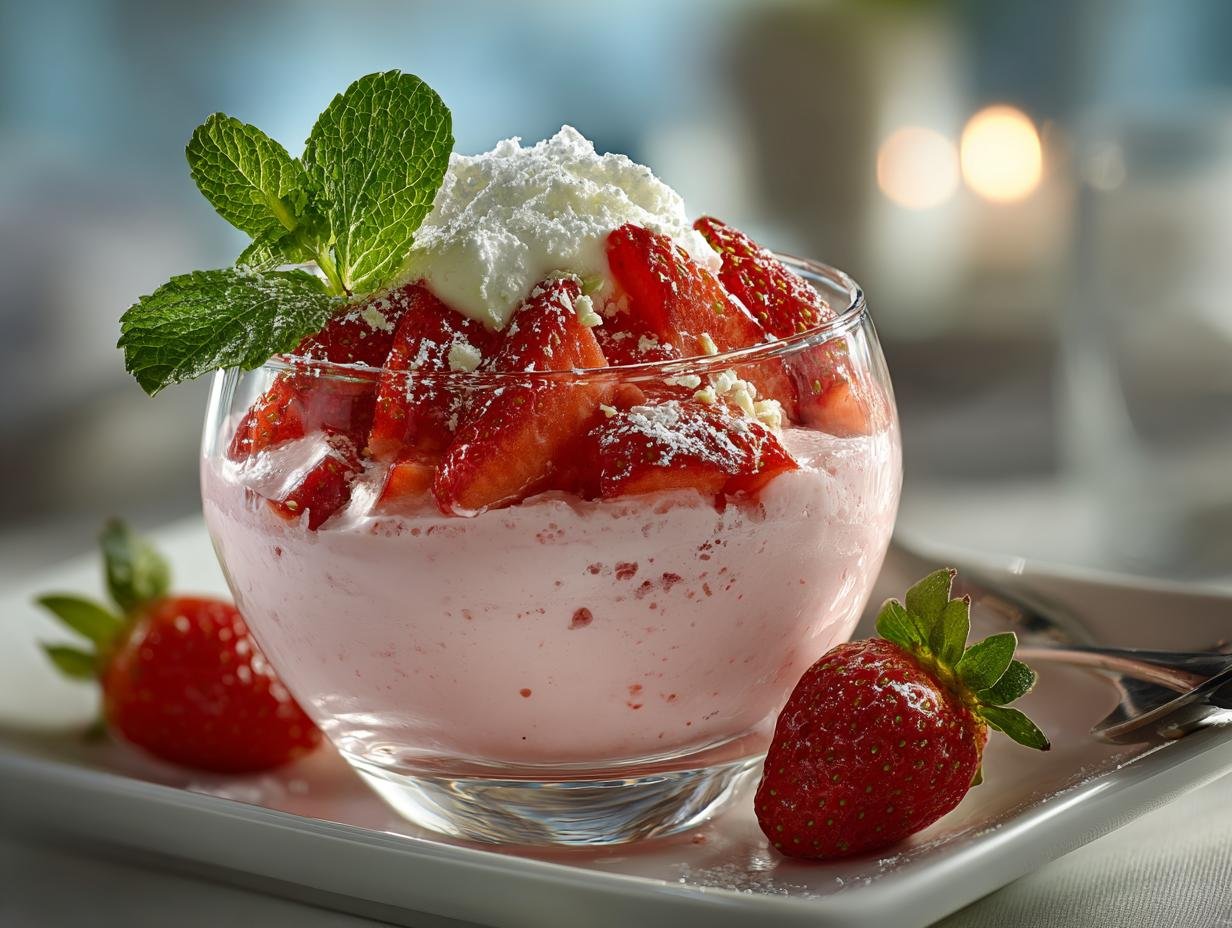 Bake Fresh Strawberry Mousse