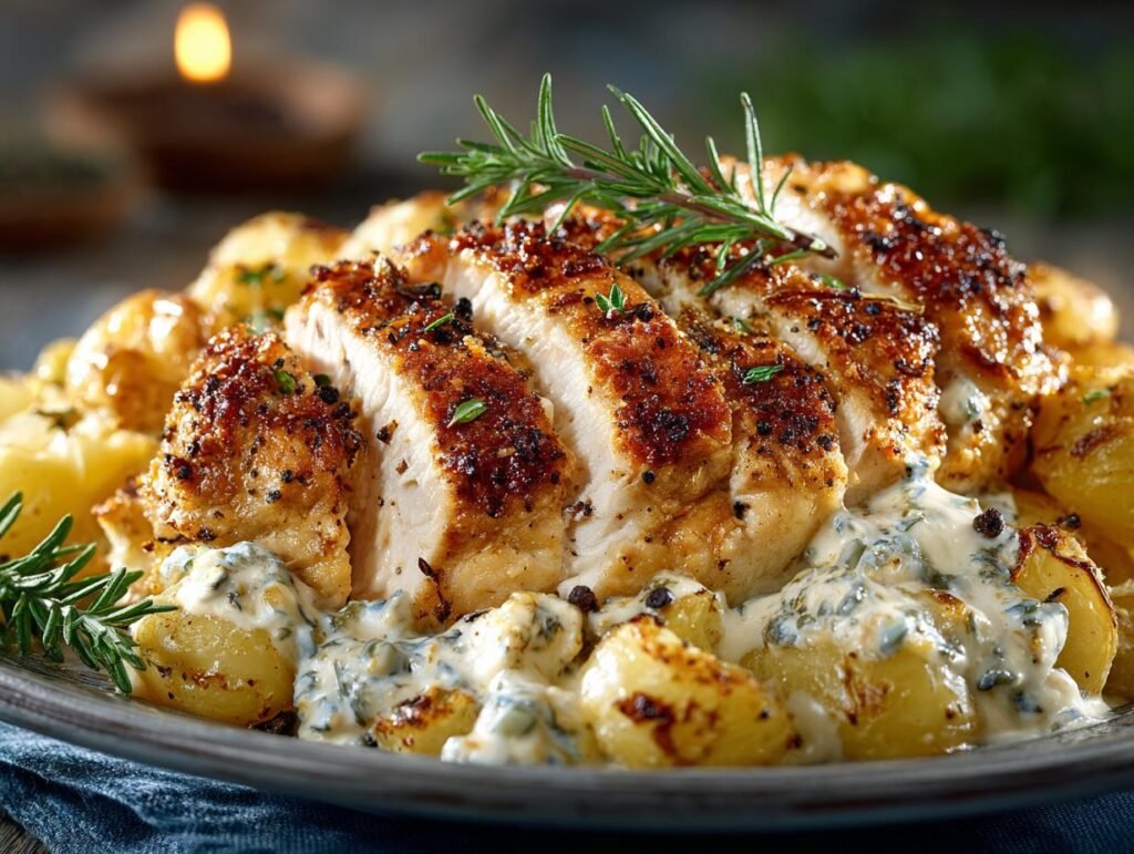 Baked Creamy Ranch Chicken