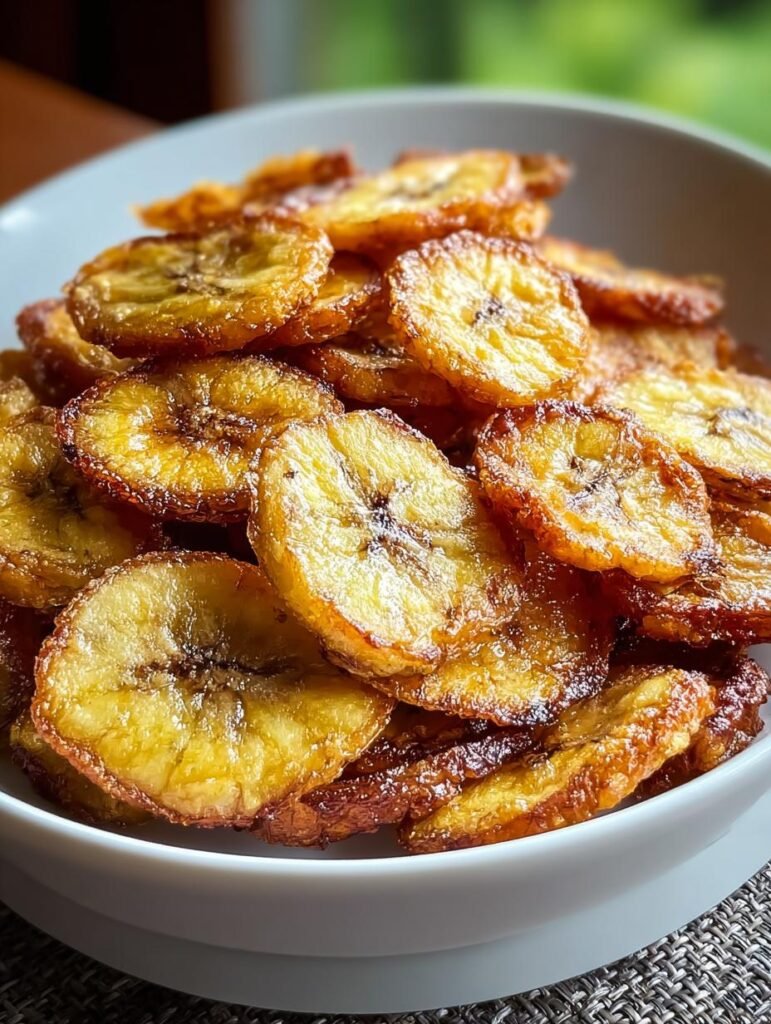 Bananenchips Heissluftfritteuse Rezept