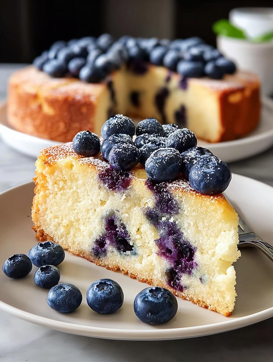 Blaubeer Ricotta Kuchen
