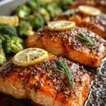 Blechpfanne Honig Senf Lachs