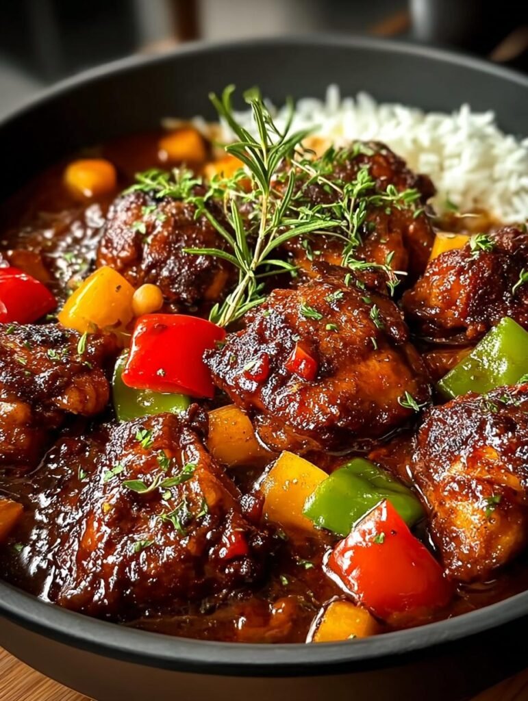 Braun Geschmorter Haehnchen Rezept