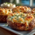 Cheddar Herb Twice Baked