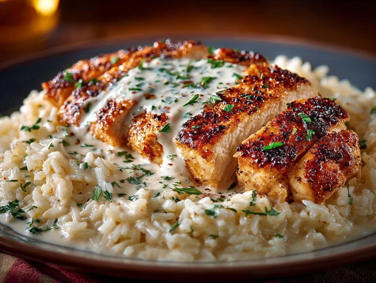Creamy Parmesan Chicken Rice