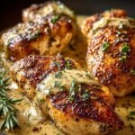 Cremige Knoblauchhaehnchen