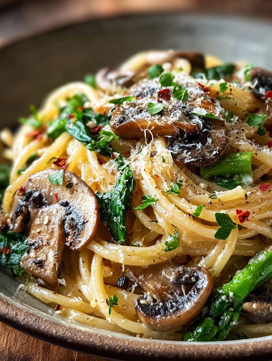 Cremige Miso Pilz Pasta