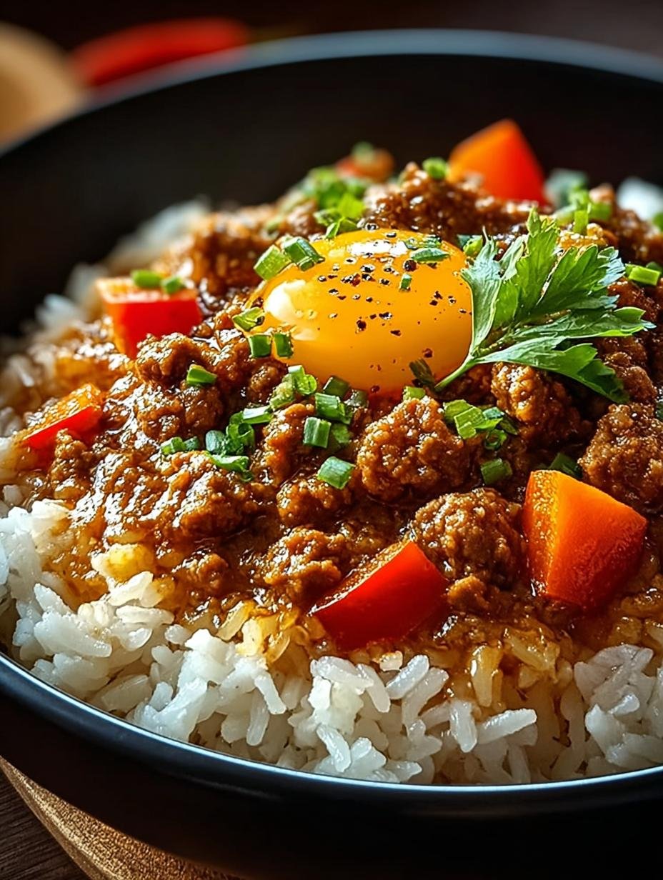 Curryreis Met Hackfleisch: Jouw 45 Minuut Wonder! - Curryreis Met Hackfleisch Ein - close-up van de curryrijst met gehakt in een pan