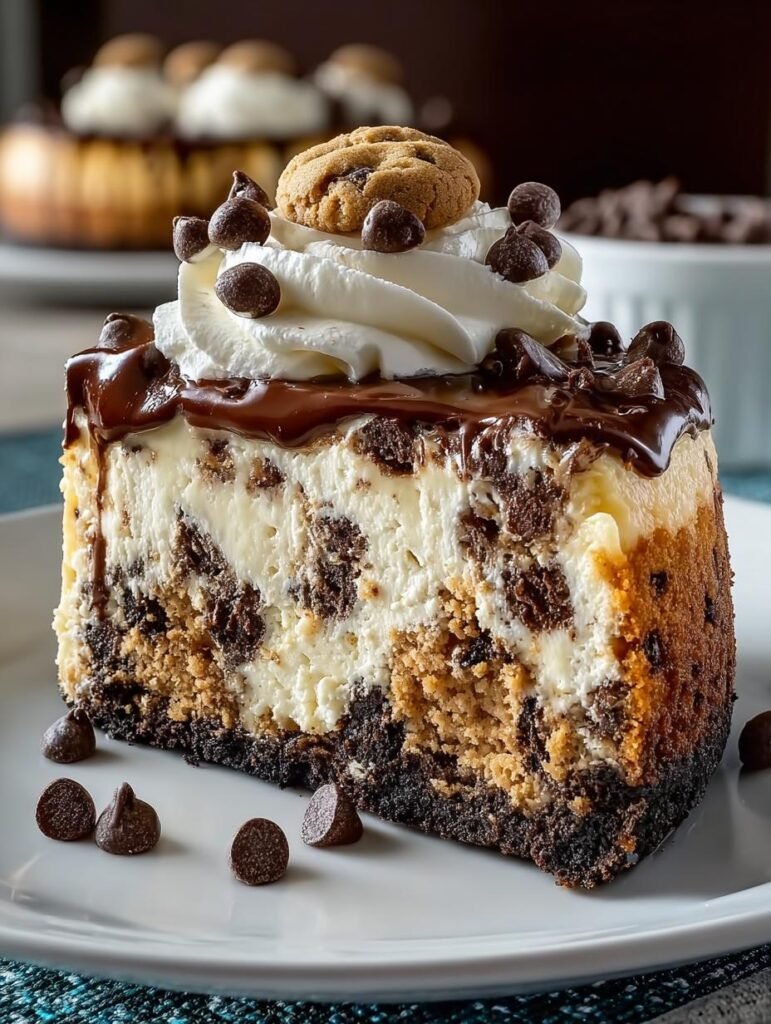 Dekadente Schokoladenkeks Teig Kaesekuchen