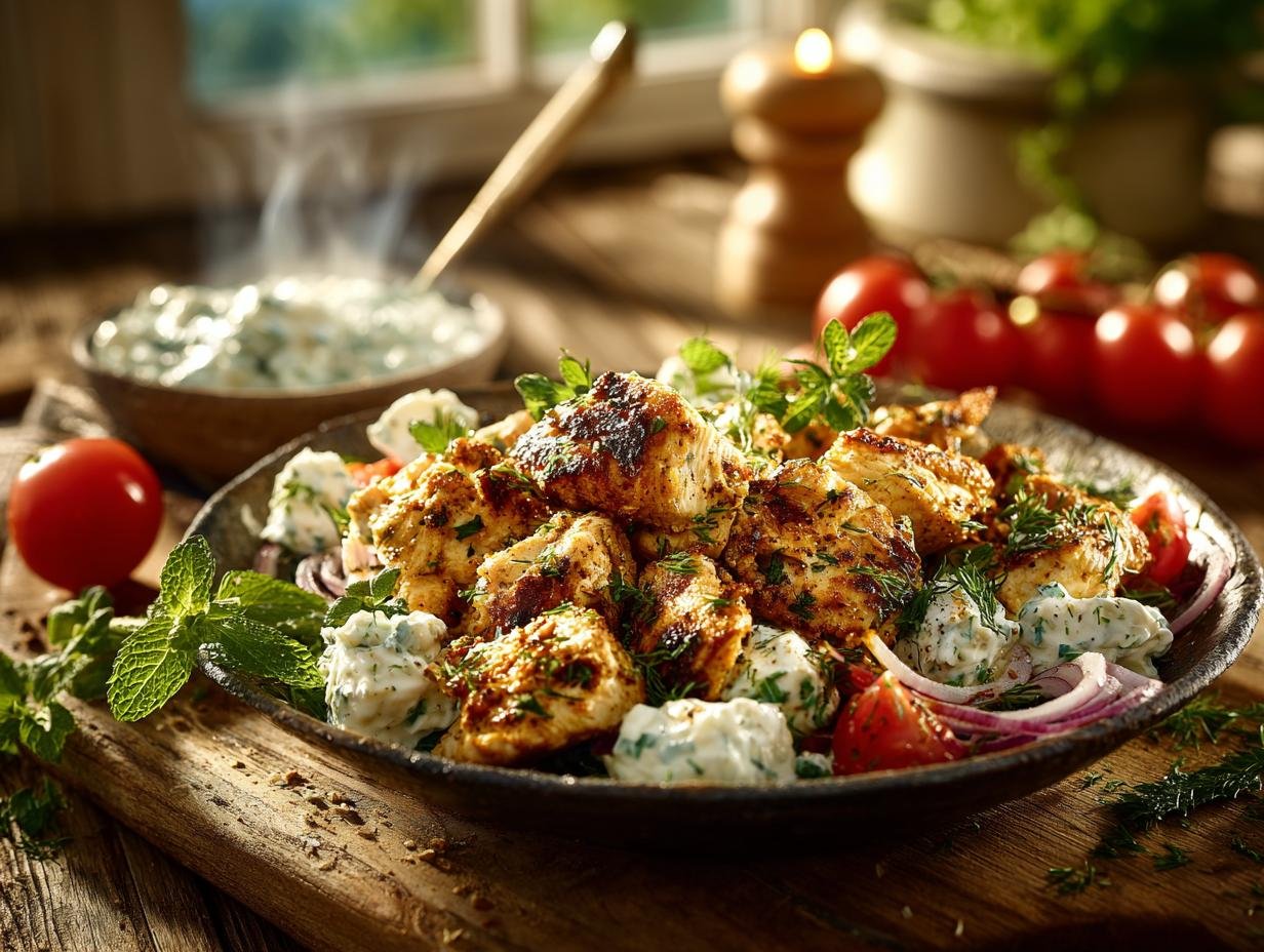 Dump Bake Chicken Tzatziki: 1 fantastisch gerecht! - Dump Bake Chicken Tzatziki - main visual representation