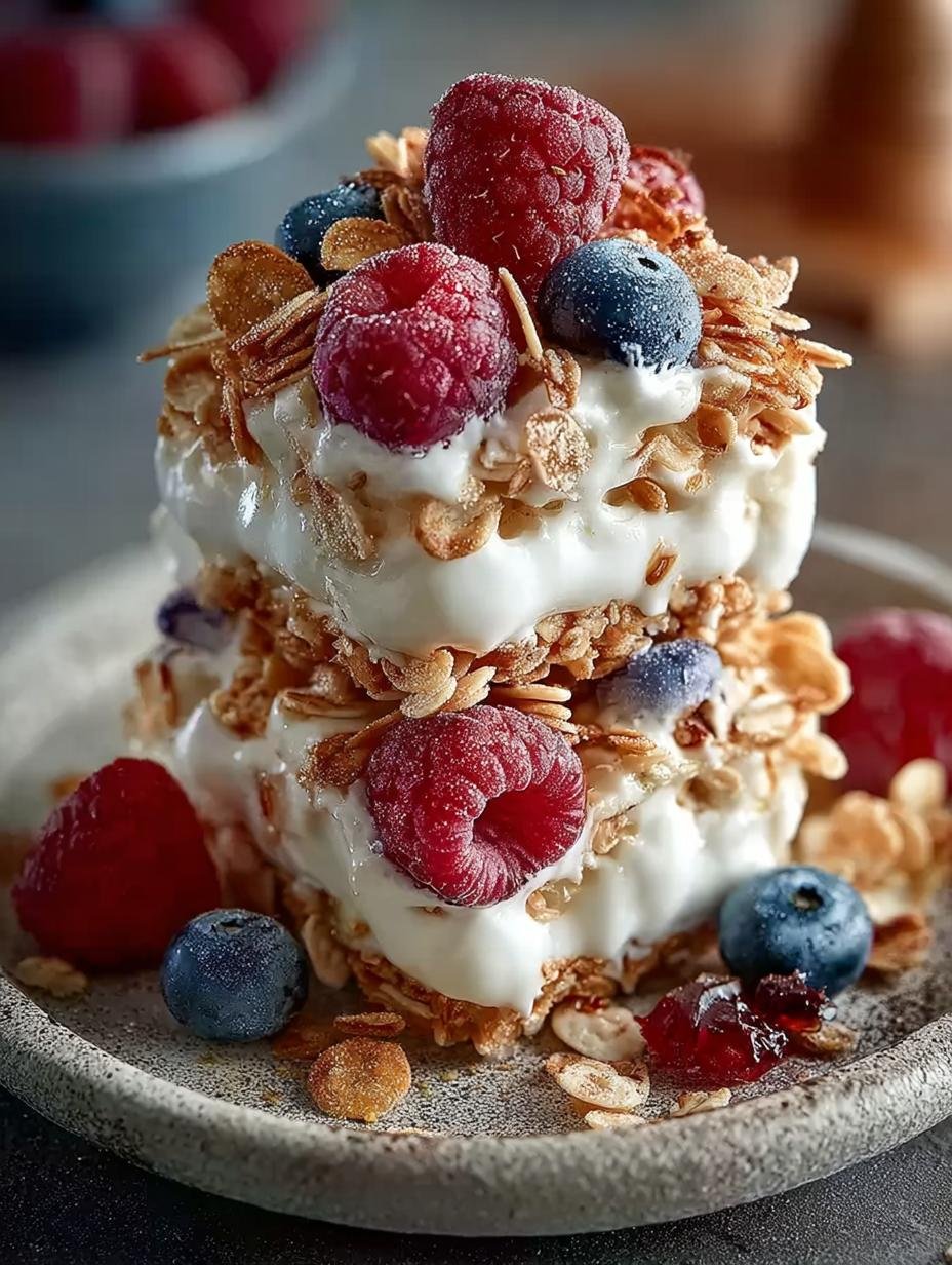 Gek! 3x Einfache Gefrorene Joghurt Cereal Recept - Heerlijke en verfrissende Einfache Gefrorene Joghurt Cereal op een bakplaat