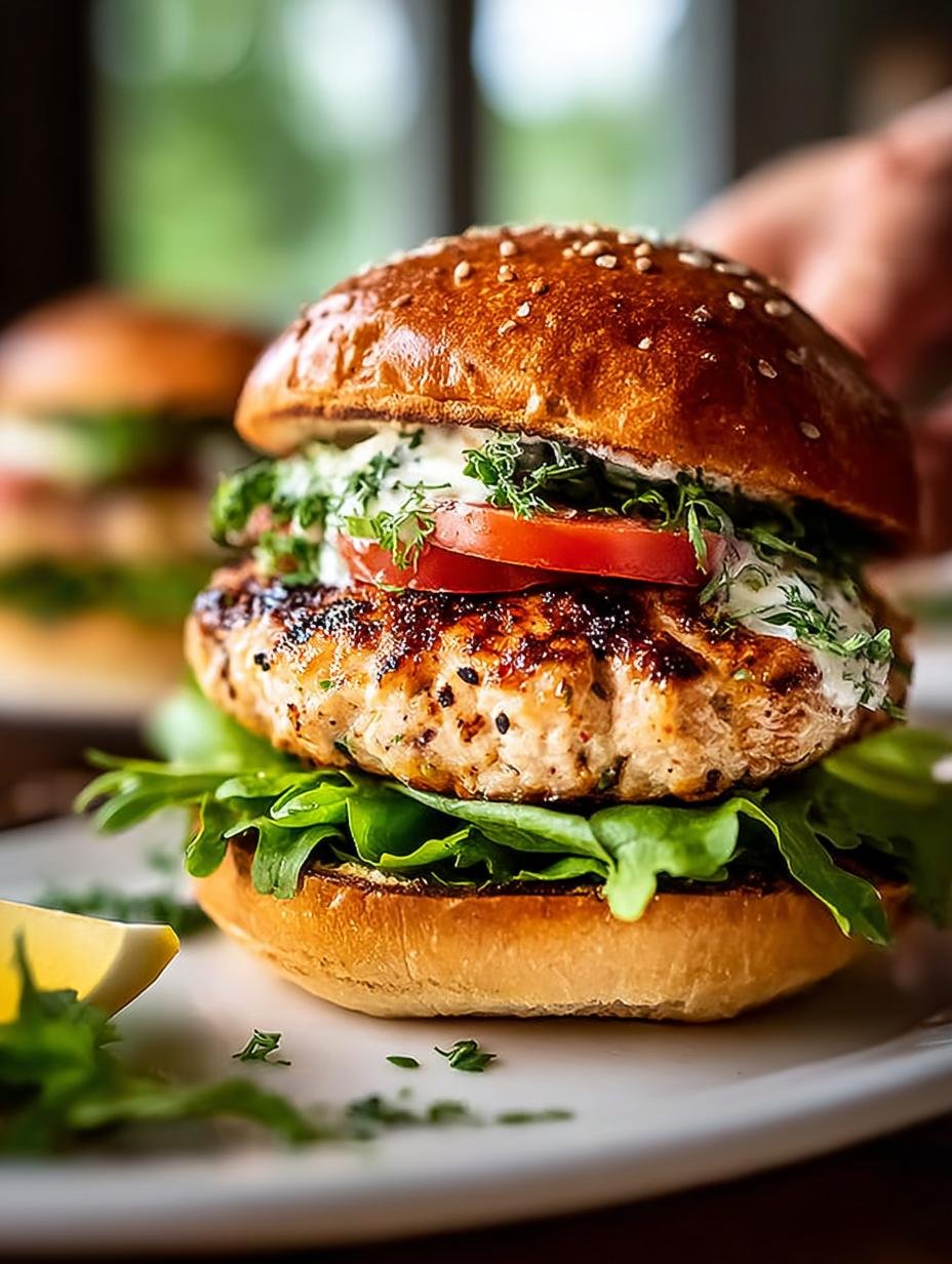 Heerlijke en gezonde Einfache Putenburger met verse toppings, perfect voor een snelle maaltijd