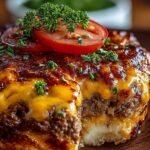 Einfacher Keto Cheeseburger Auflauf