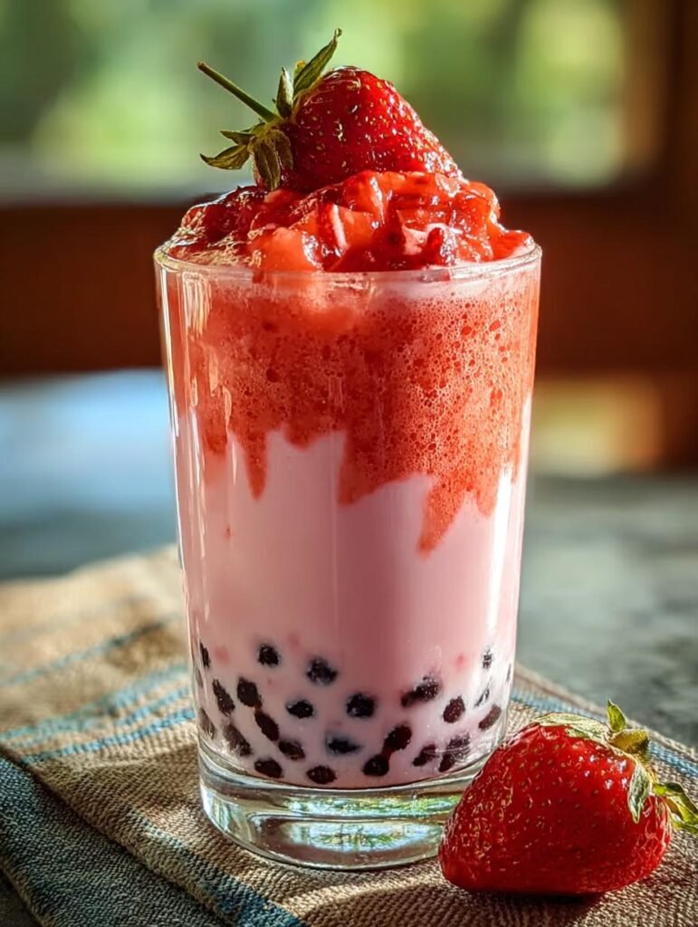 Erdbeer Boba Rezept