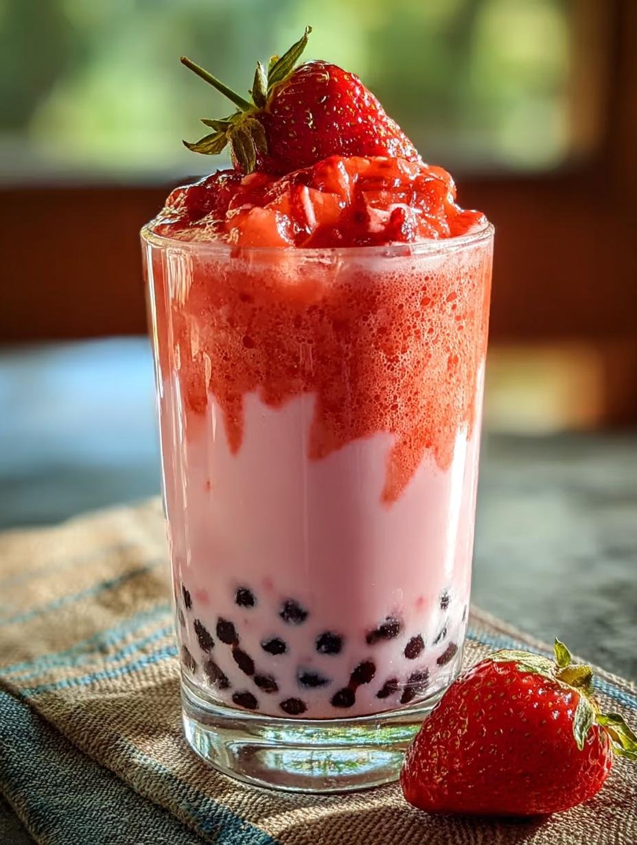 Erdbeer Boba Rezept