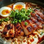 Feuriges Haehnchen Cremige Knoblauch