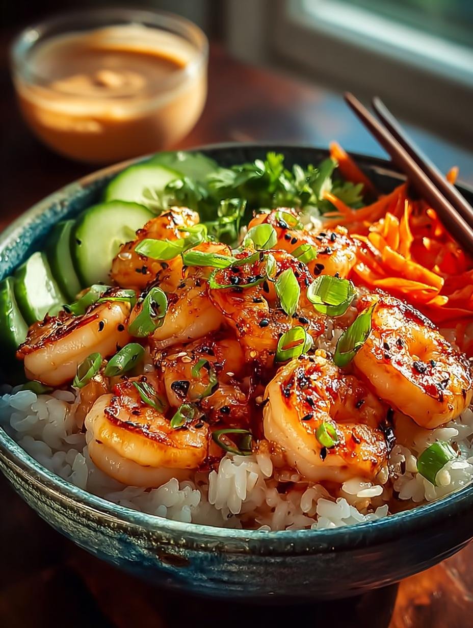 Garnelen Reisbowl Mit Scharfer