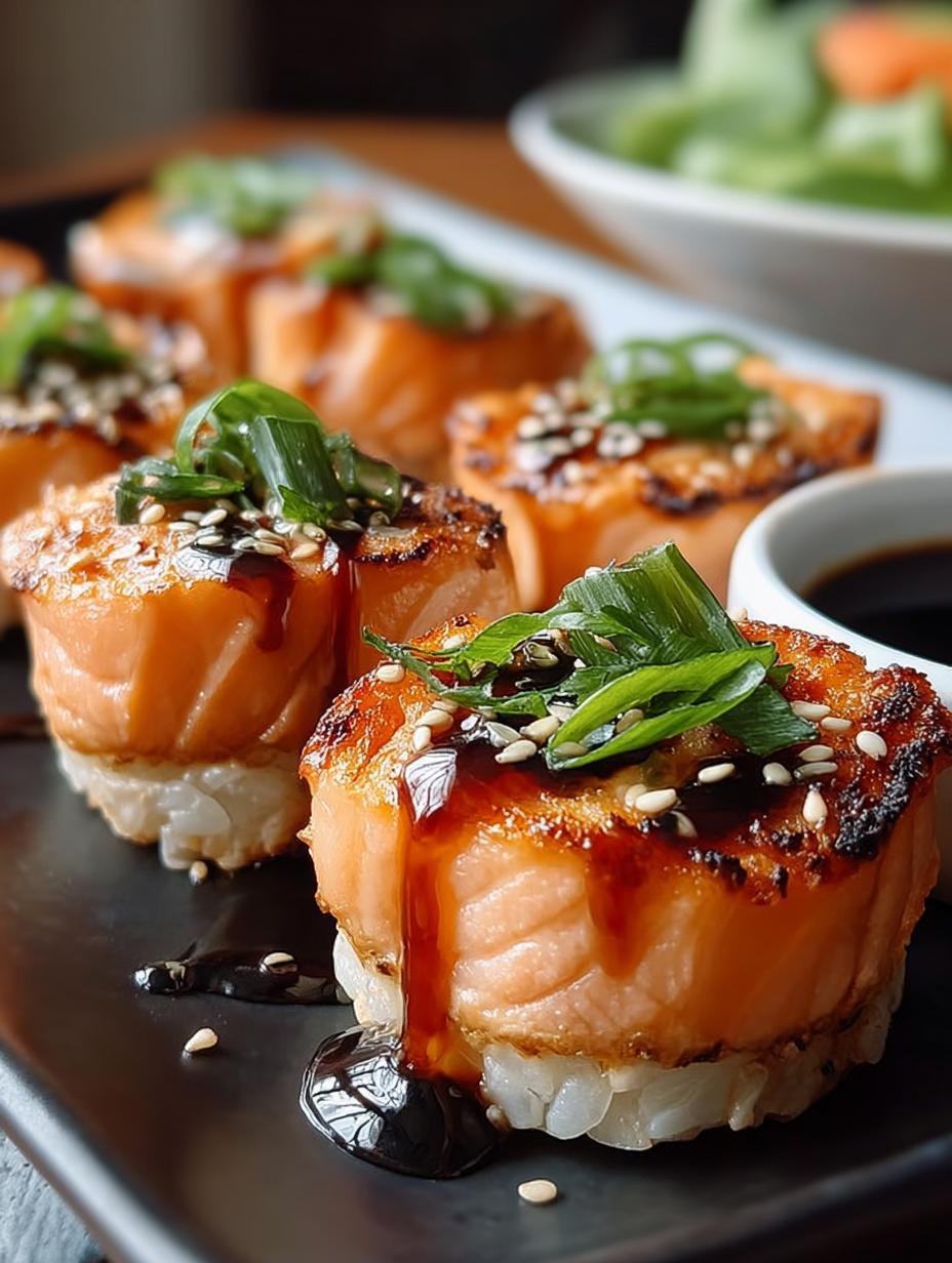 Gebratene Lachs Sushi Tassen: 1 heerlijk recept! - Gebratene Lachs Sushi Tassen - additional detail