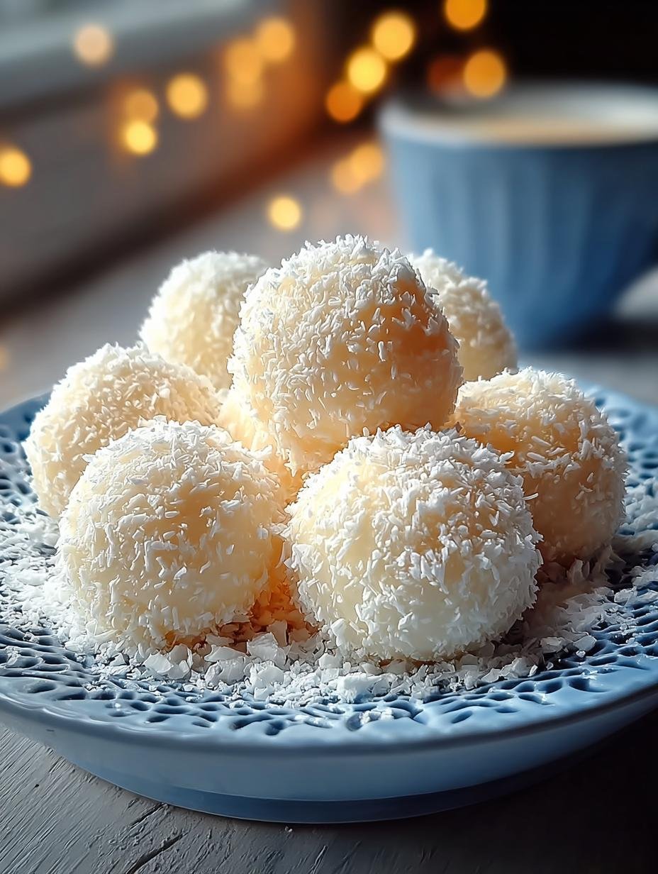 Verrukkelijke Gezuckerte Kondensmilch Schneebälle, perfect gerold in poedersuiker, klaar om van te genieten
