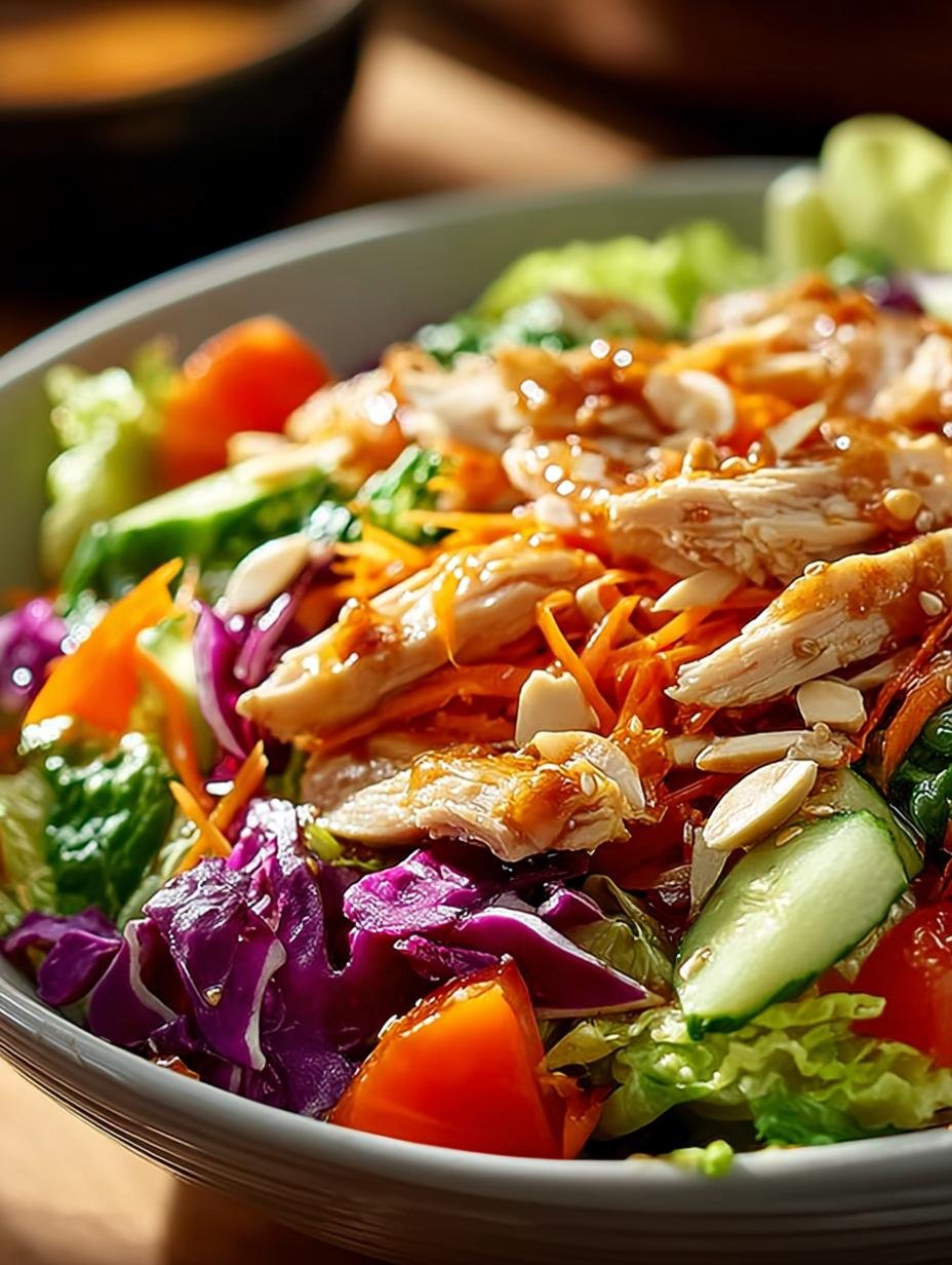 Haehnchensalat Mit Chinesischen Zutaten