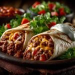 Hearty Ground Beef Burrito