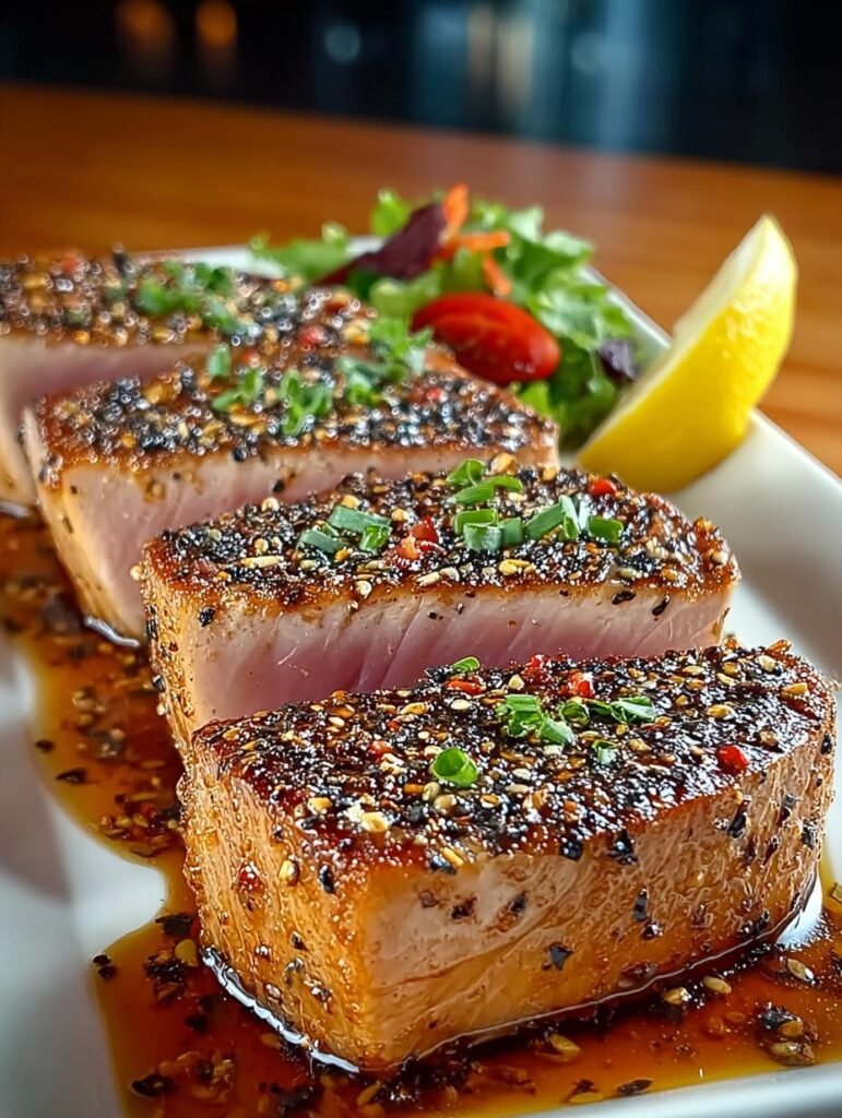 Herzhafte Thunfischsteaks