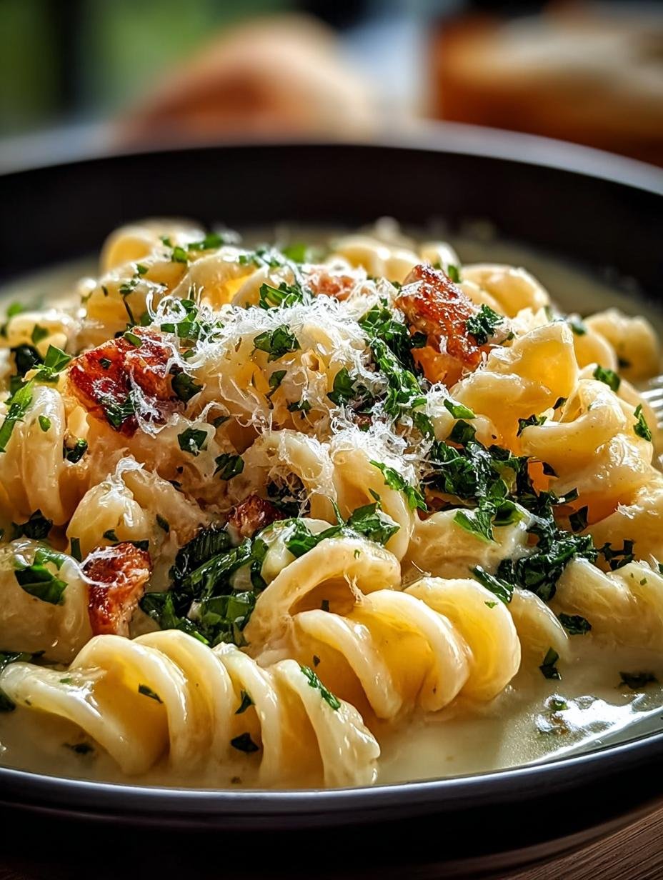 Knoblauch Kase Pasta Aus