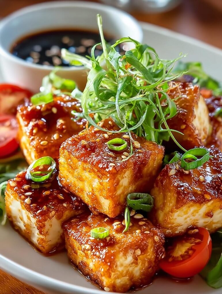 Knuspriger Marinierten Tofu