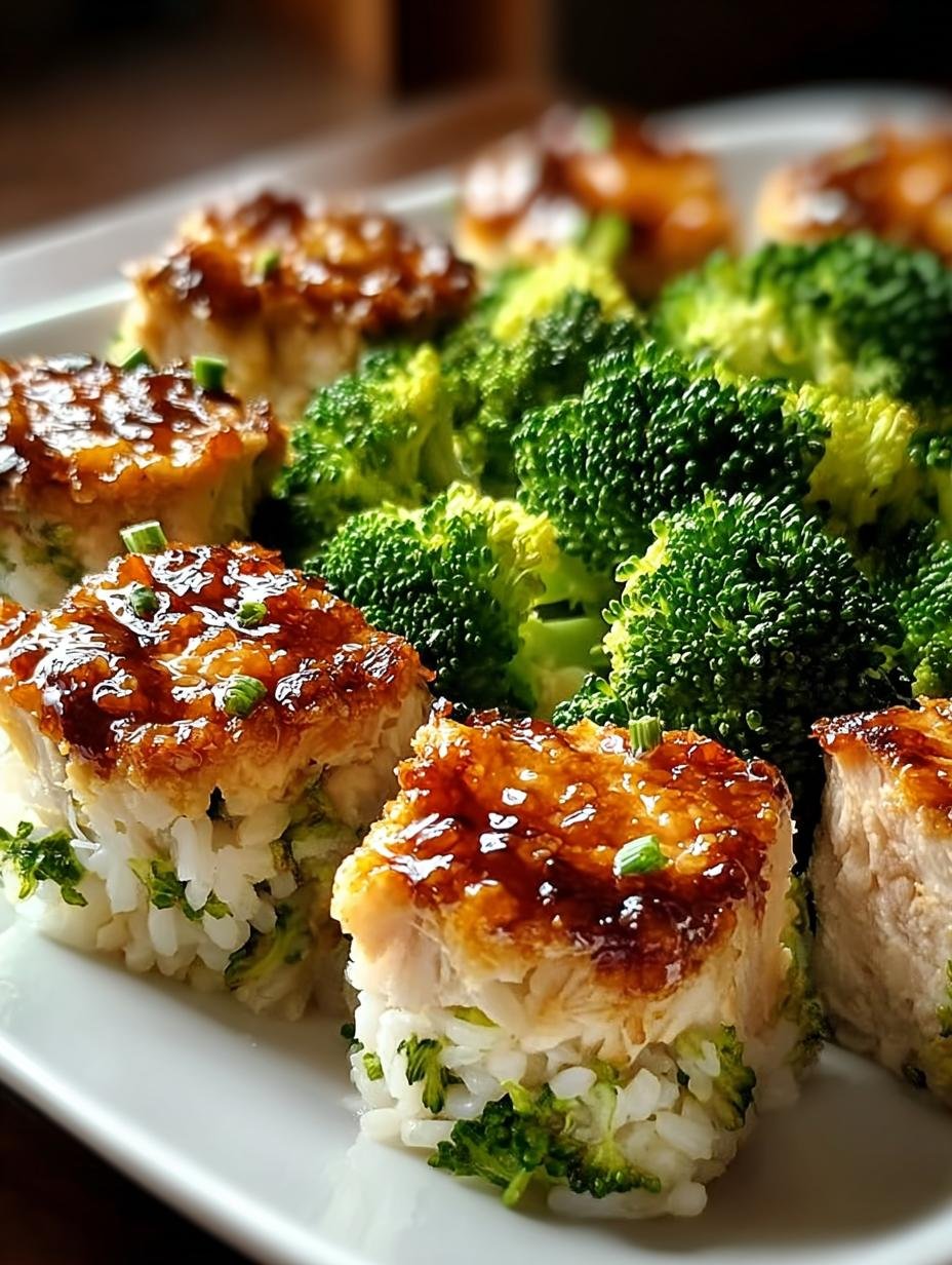 Close-up van een perfect gebakken Kostlicher Brokkoli Hahnchenreis muffin met gesmolten kaas en zichtbare broccoli