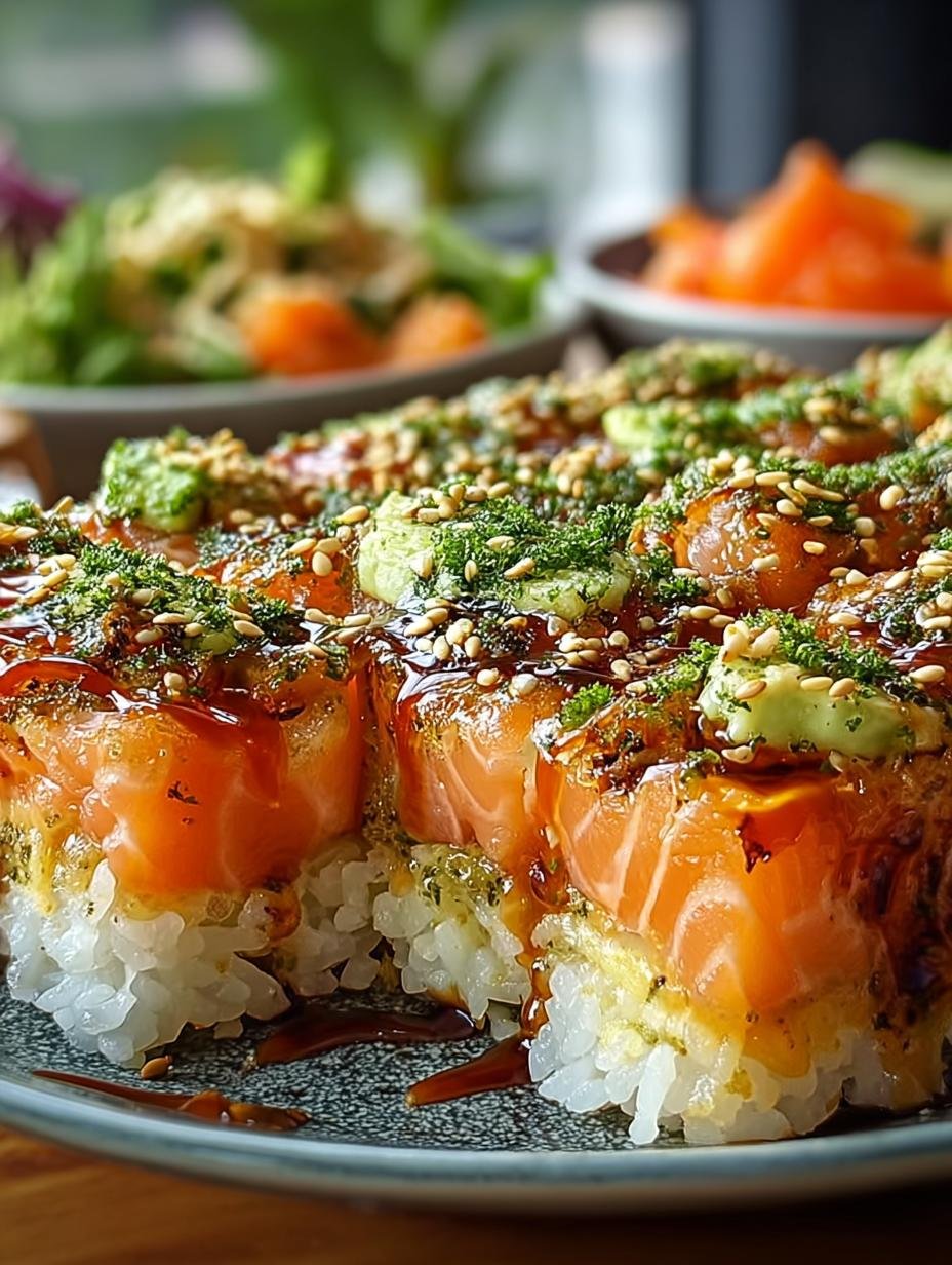 Lachs Sushi Auflauf