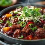 Langsame Kochmaschine Charcuterie Chili