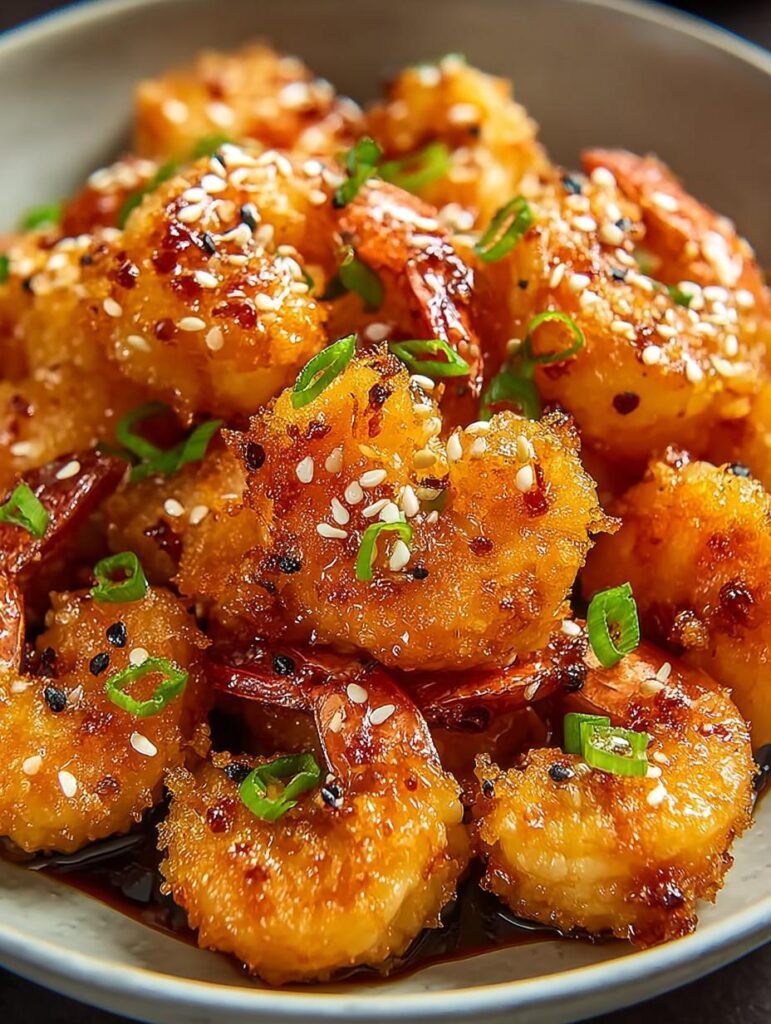 Luftfritteuse Bang Bang Garnelen