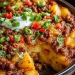 Mexikanischer Kartoffel Hack Auflauf