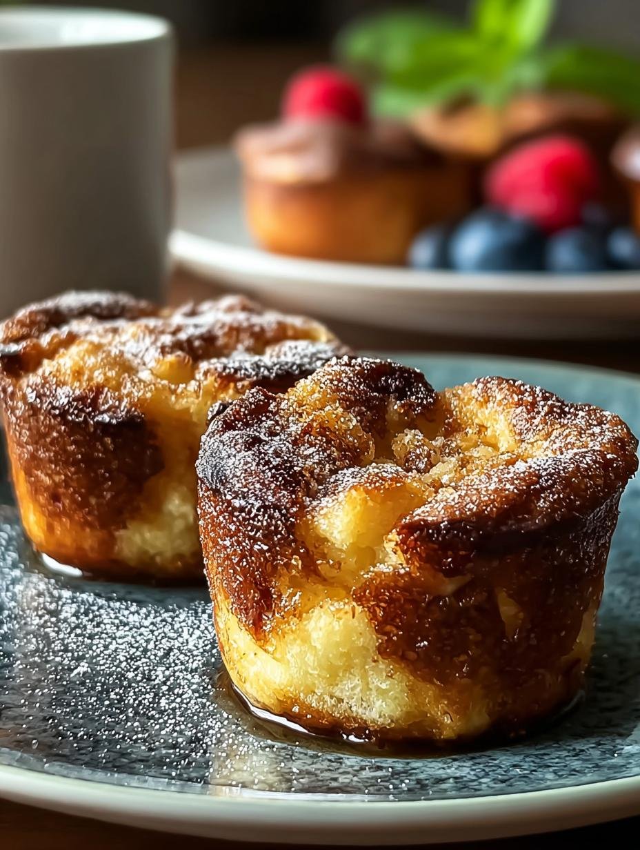 Close-up van Protein Franzoesische Toast Muffins met een gouden korst, klaar om gegeten te worden