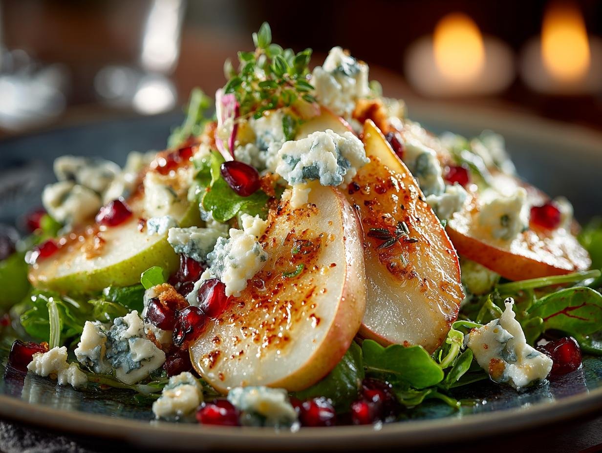 Roquefort Pear Salad with