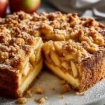 Saftiger Apfel Streuselkuchen Ein