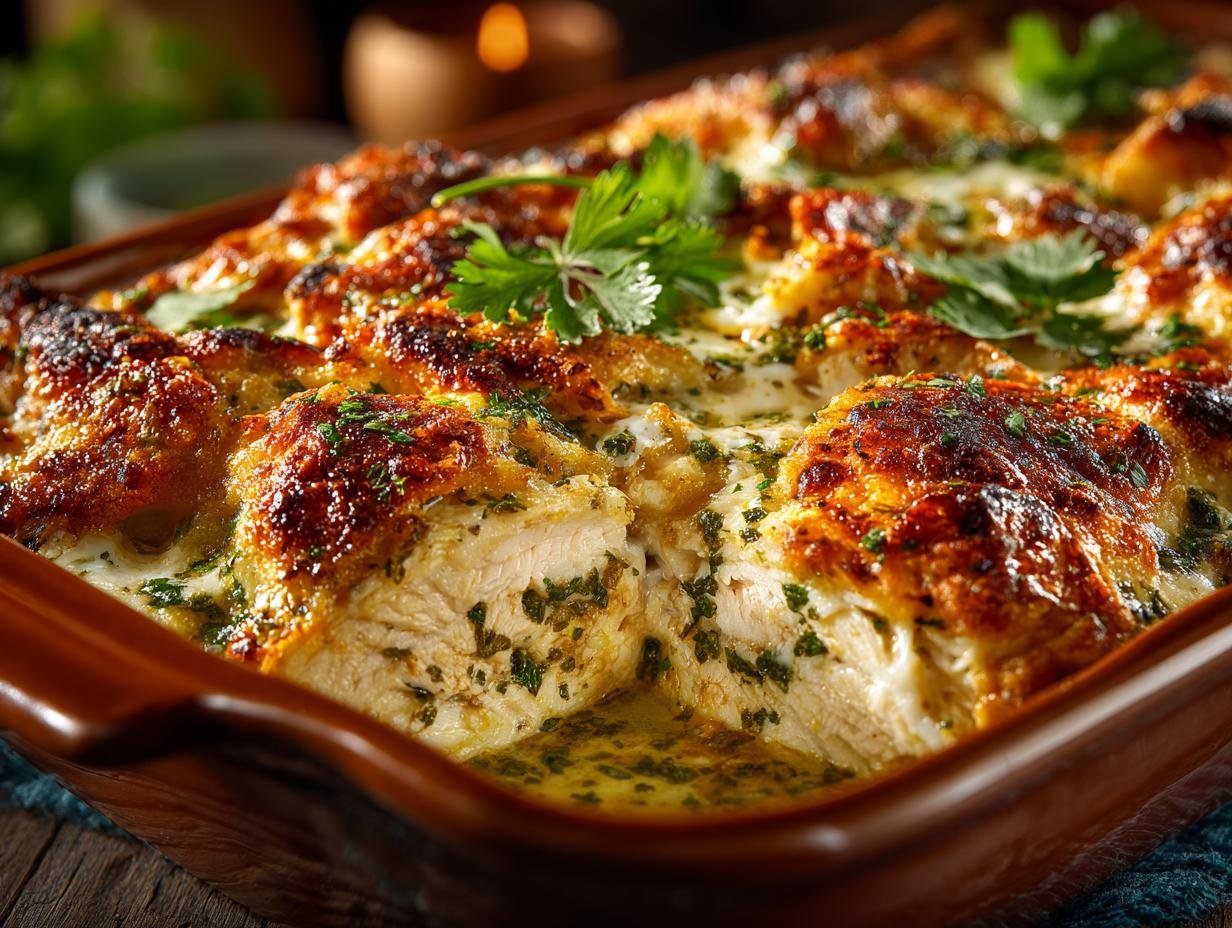Salsa Verde Chicken Casserole: 8 Hemelse Porties! - Salsa Verde Chicken Casserole - additional detail