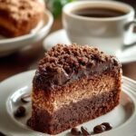 Schokoladen Espresso Kaffee Kuchen