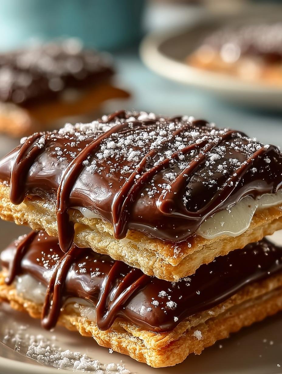 Schokoladen Fudge Pop Tarts