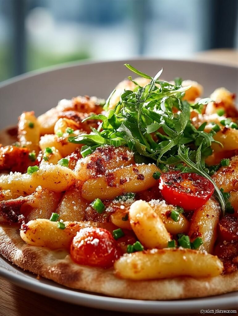 Schupfnudelpfanne Schneller Teller Ein