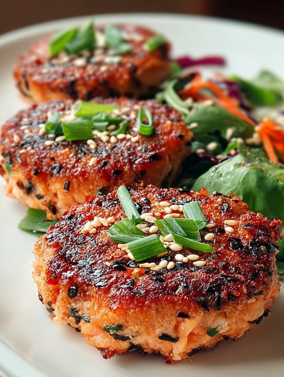 Heerlijke Sesamkrustierte Lachsfrikadellen met knapperige sesamkorst en verse dille, klaar om te serveren