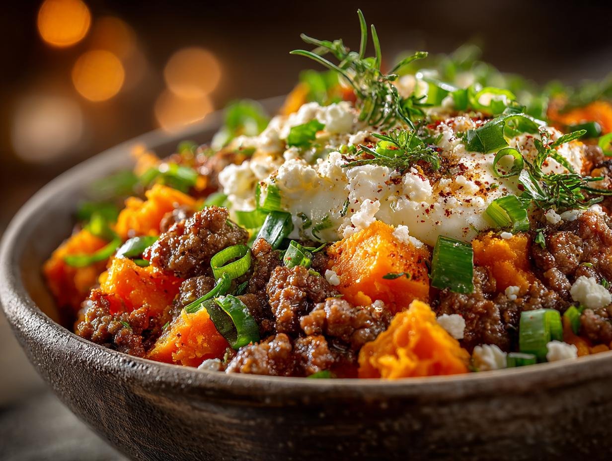 Sweet Potato Ground Beef
