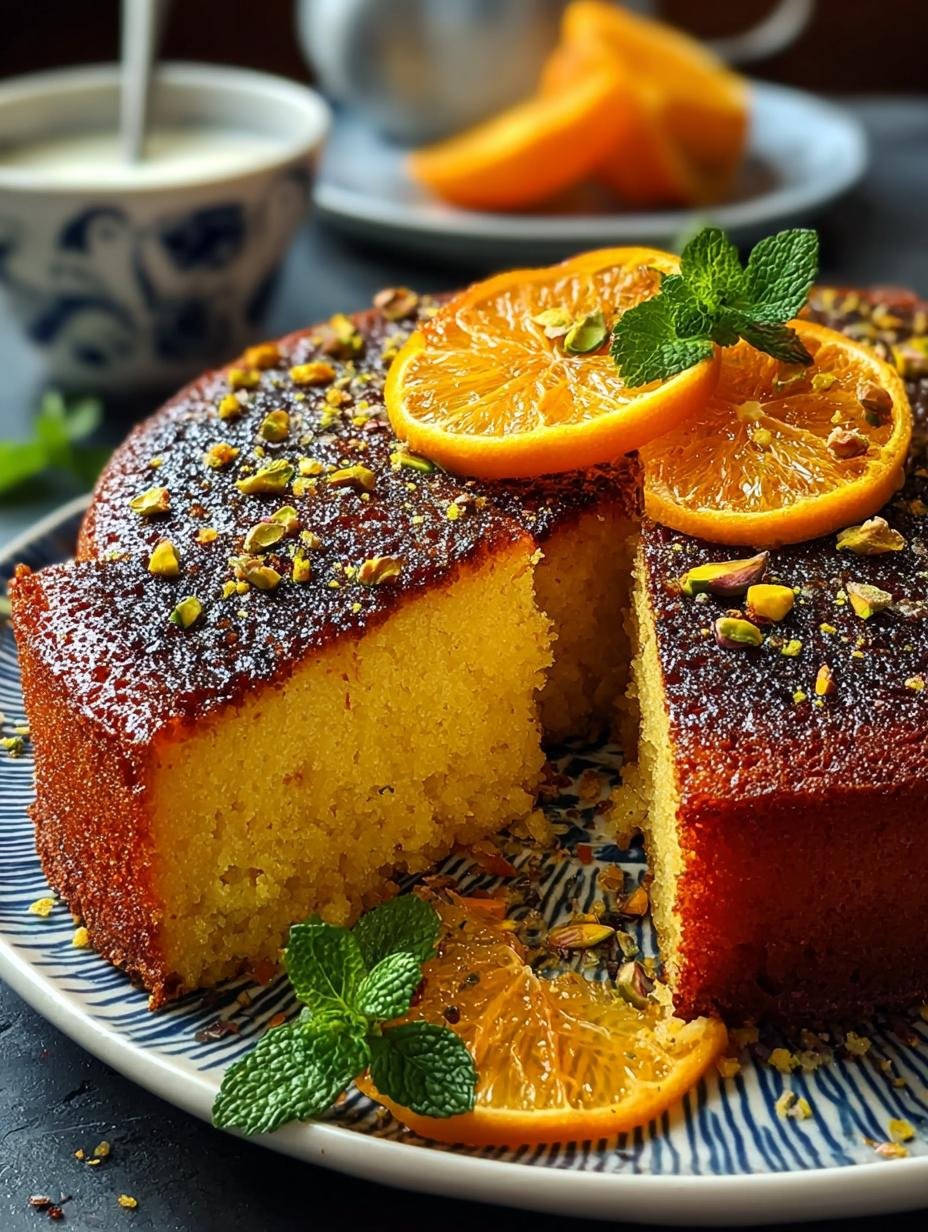 Unwiderstehlicher Persischer Orangenkuchen Mit
